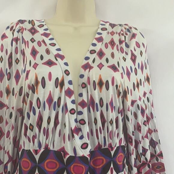 TIBI BEAUTIFUL DEEP V NECK  SEXY DRESS SZ M - Picture 2 of 9